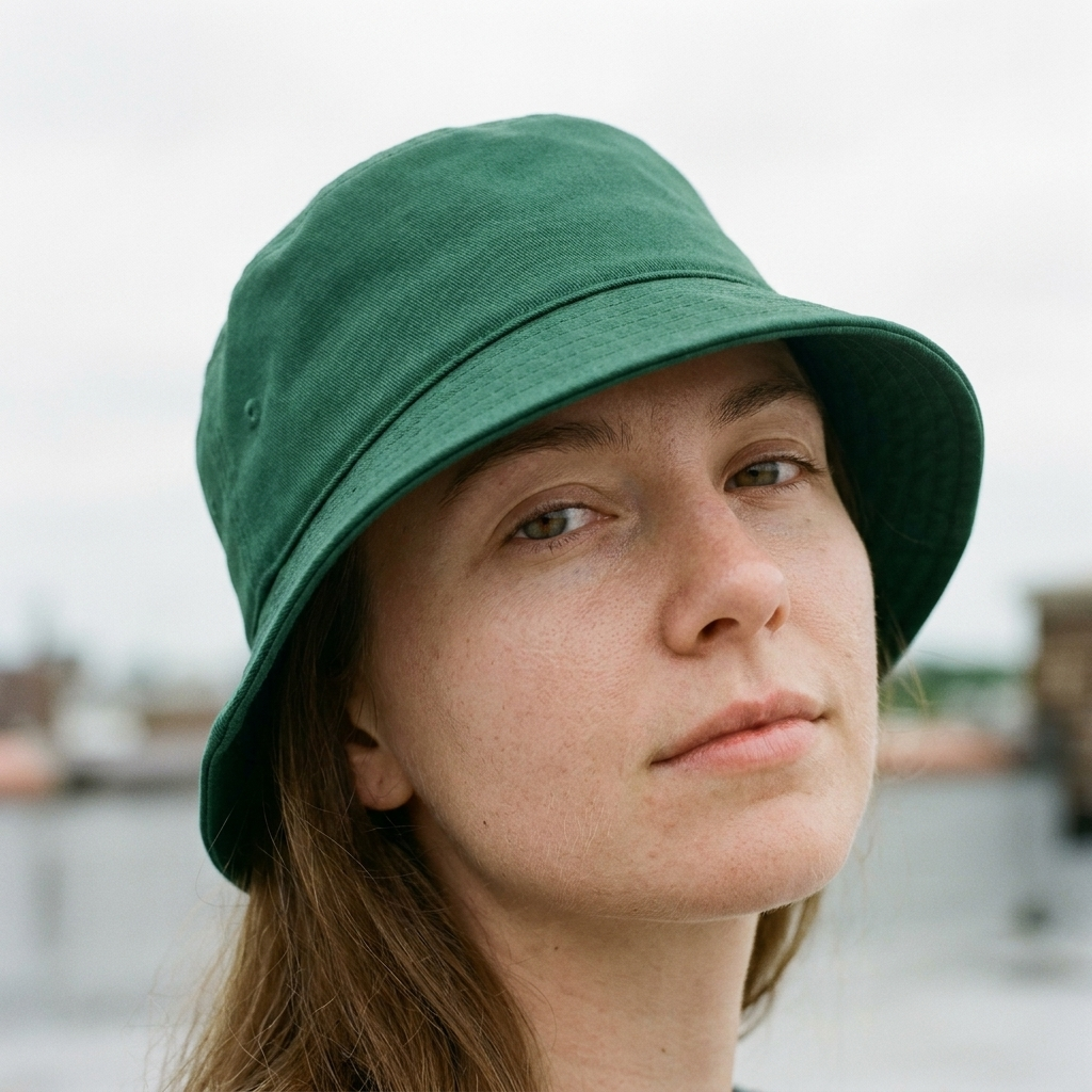 Bucket hat in Evergreen