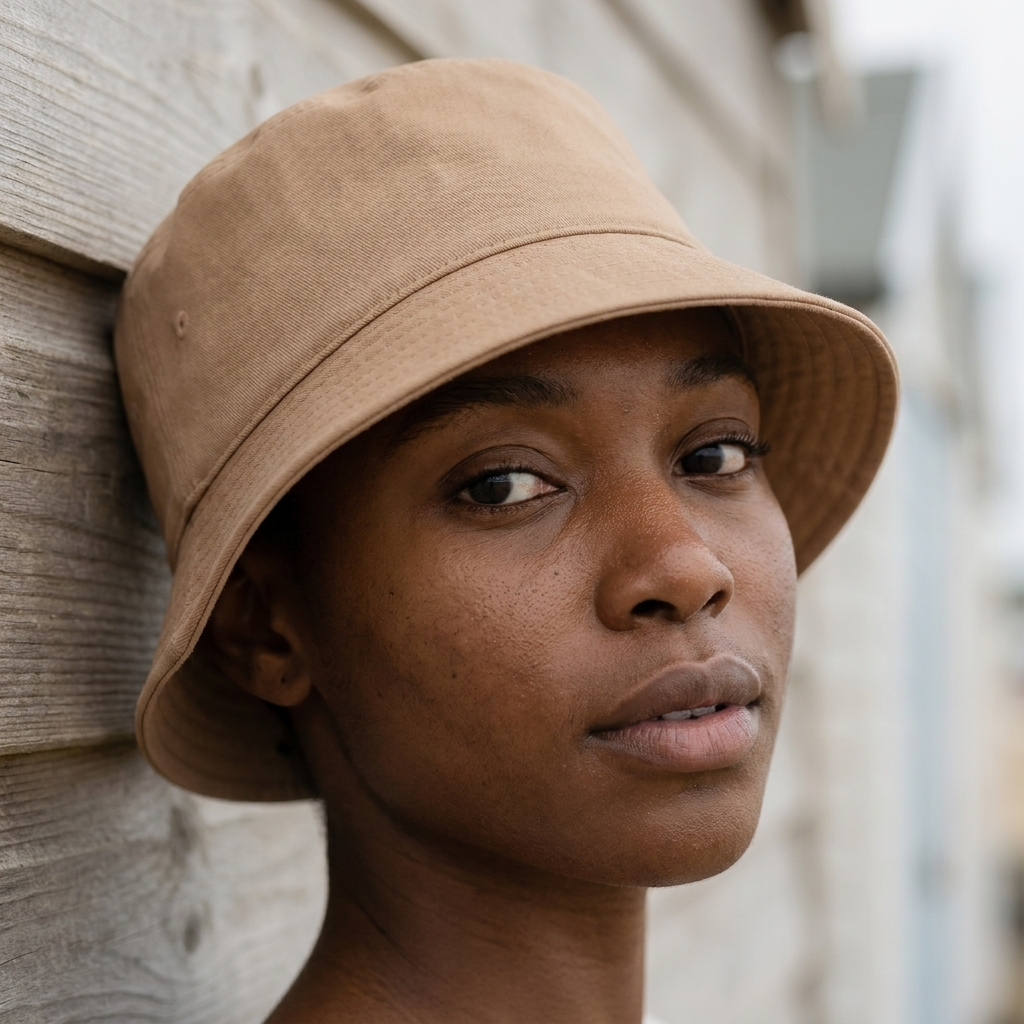 Bucket hat in Fawn