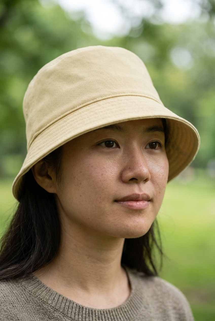 Bucket hat in Flax