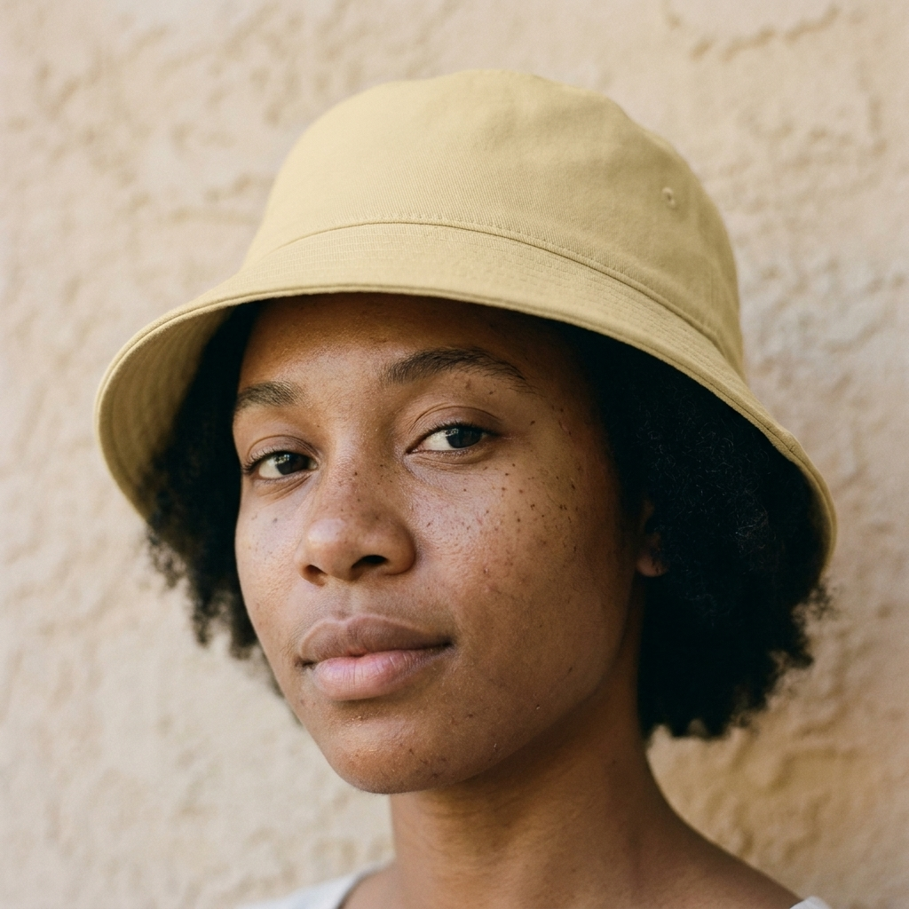 Bucket hat in Flax Field