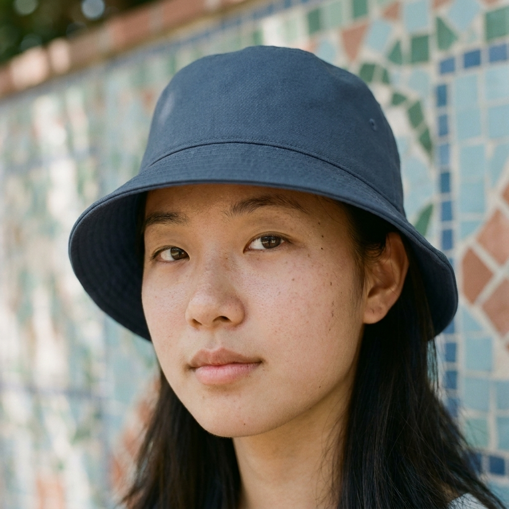 Bucket hat in Hale Navy