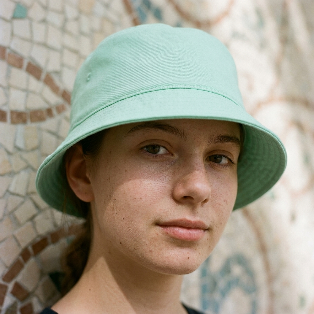 Bucket hat in Jelly Mint