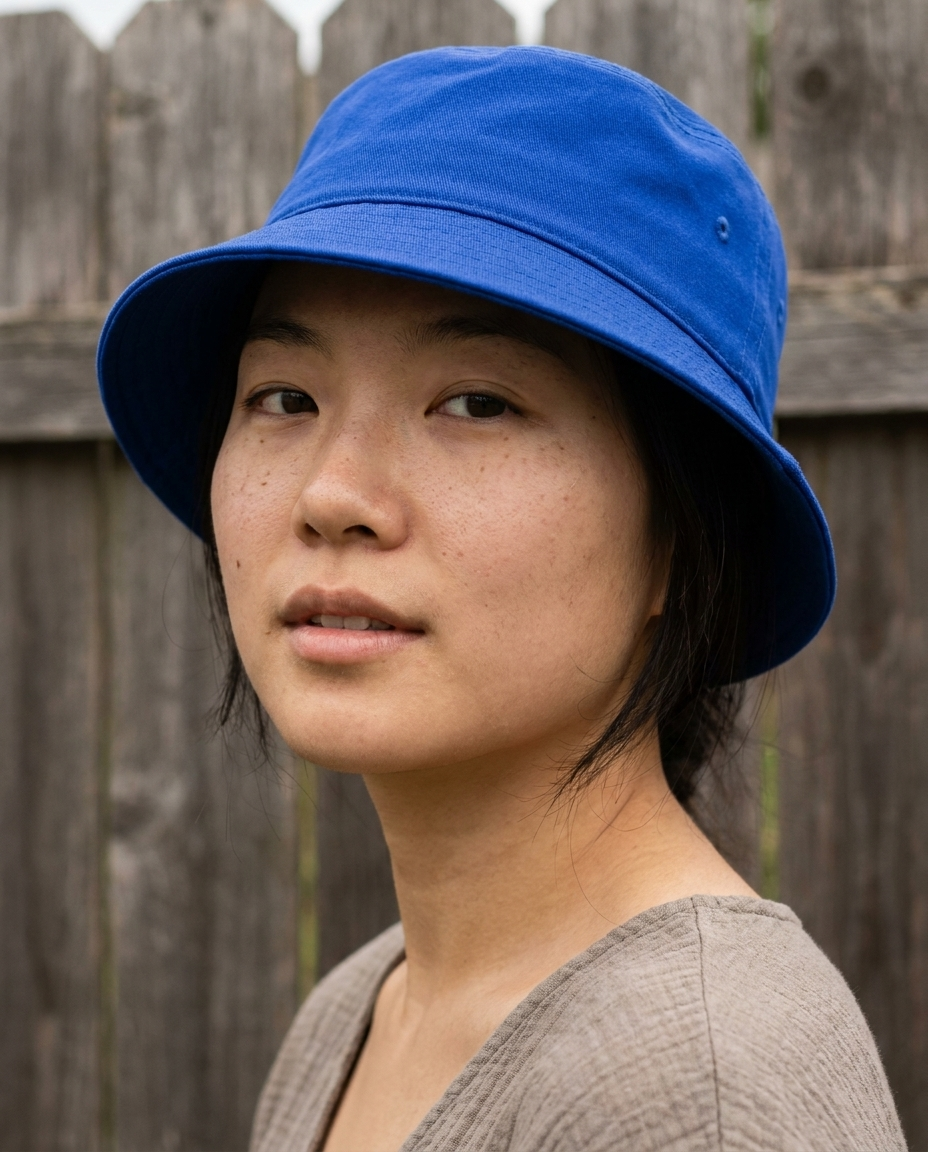 Bucket hat in Klein Blue