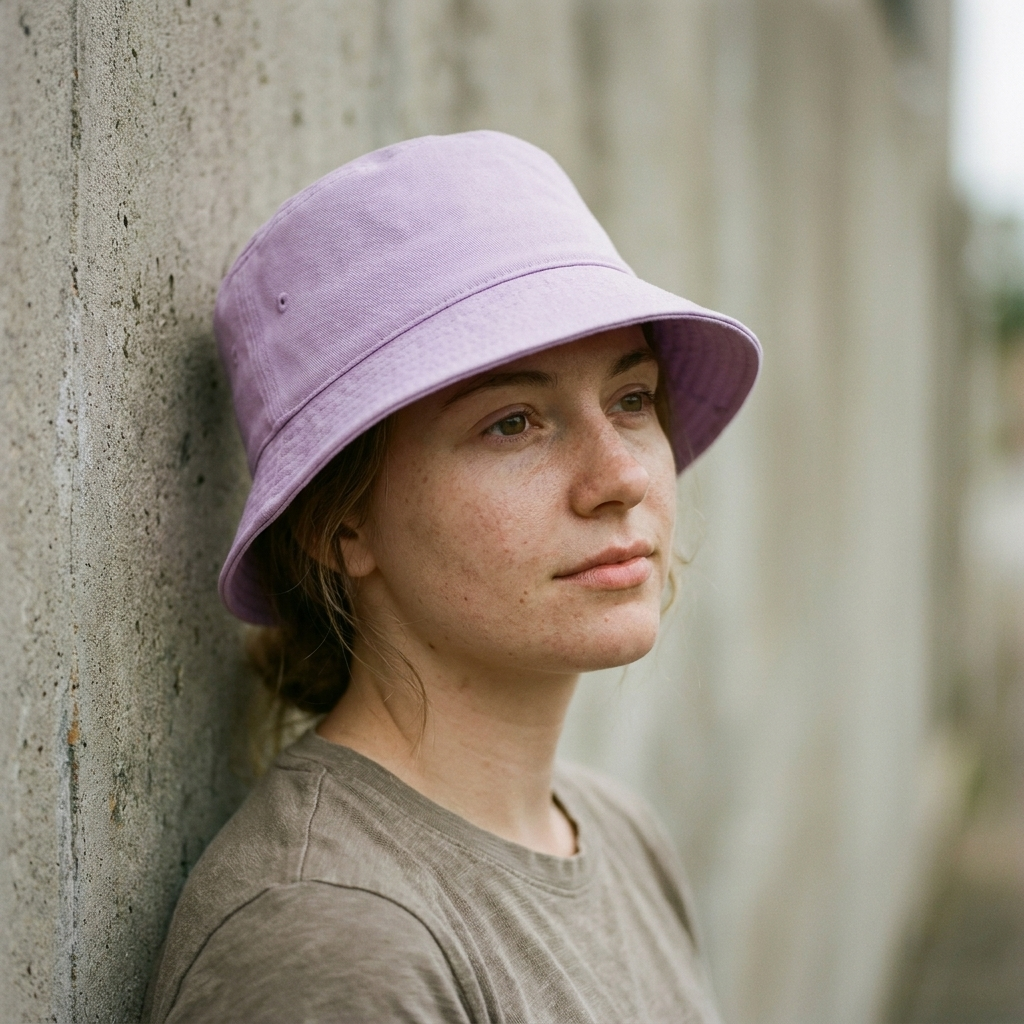 Bucket hat in Lavender
