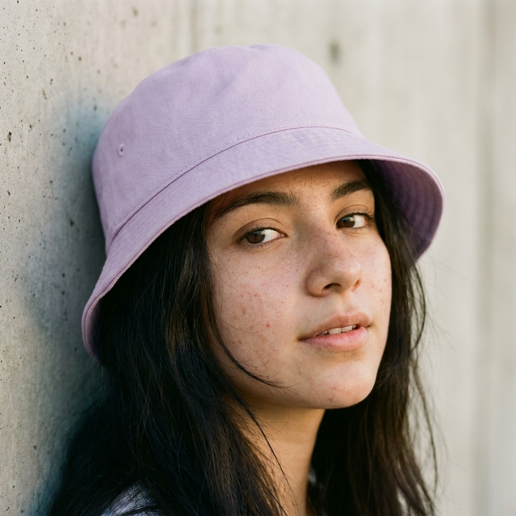 Bucket hat in Lilac