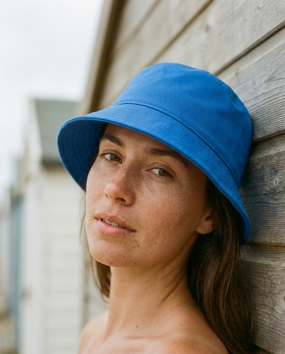 Bucket hat in Mediterranean Blue