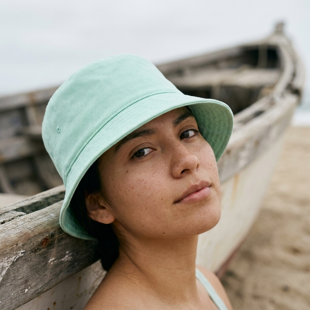 Bucket hat in Mint