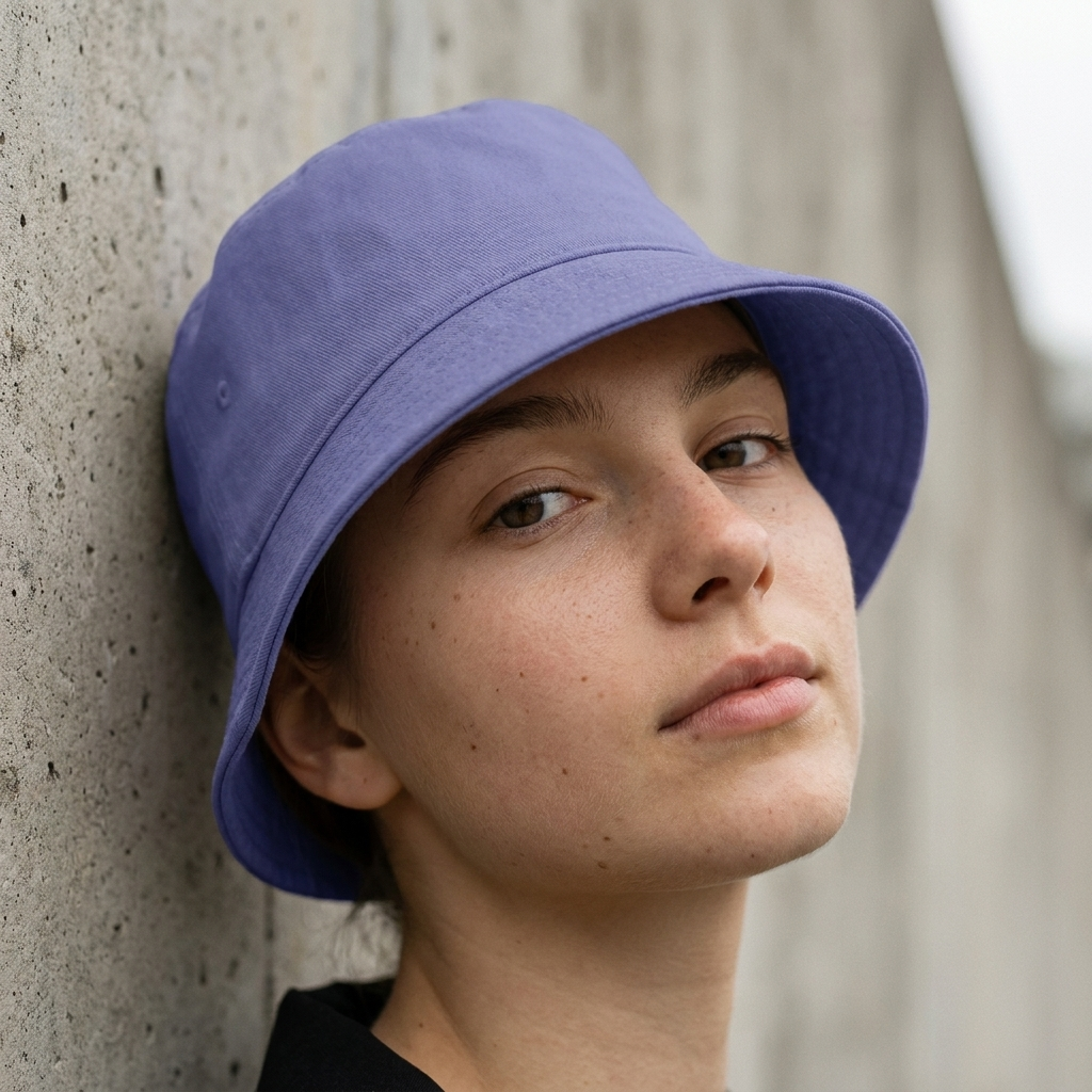 Bucket hat in Very Peri