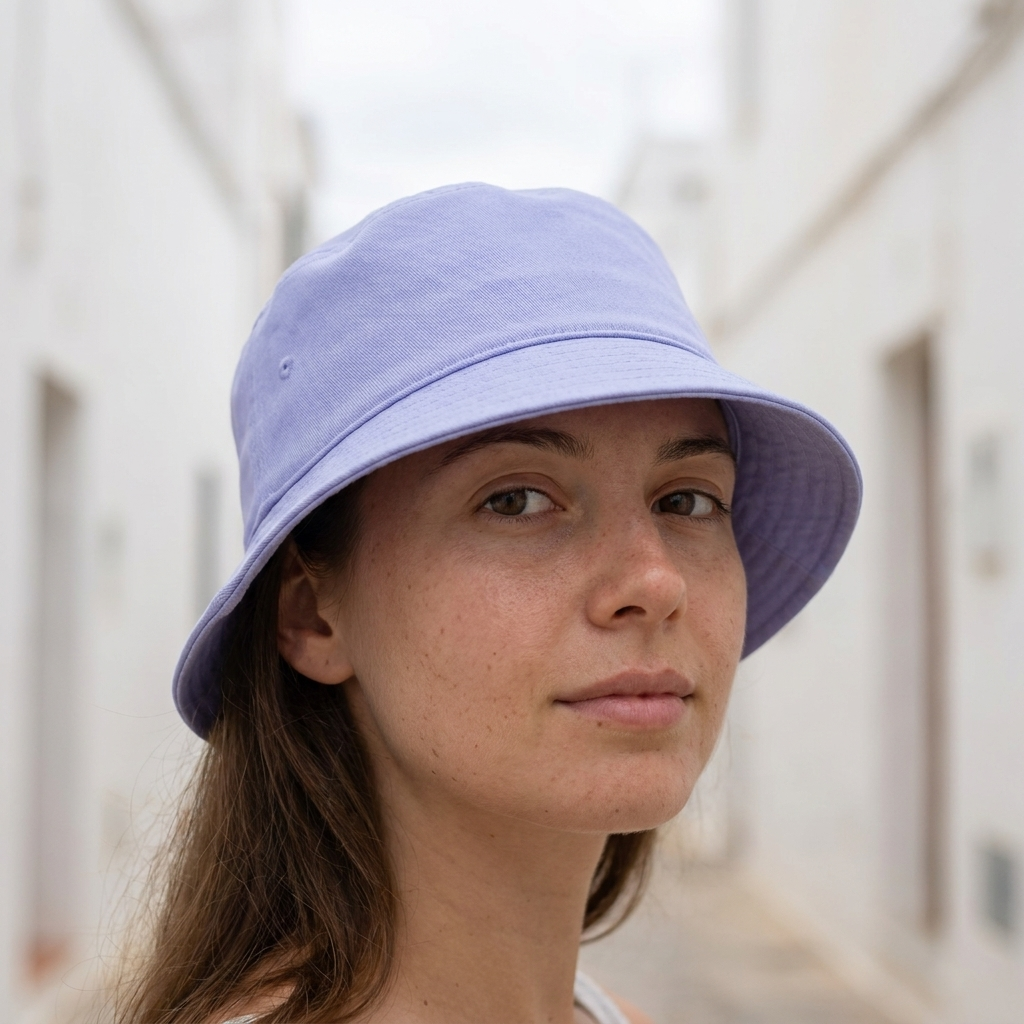 Bucket hat in Periwinkle