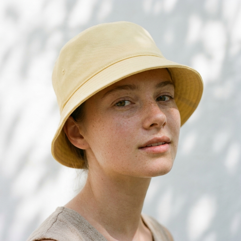 Bucket hat in Primrose