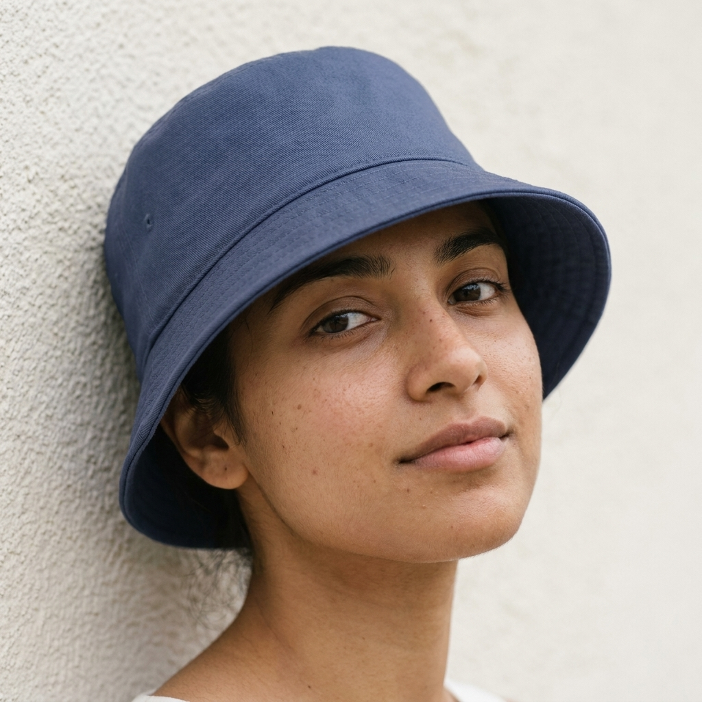Bucket hat in Rhodonite