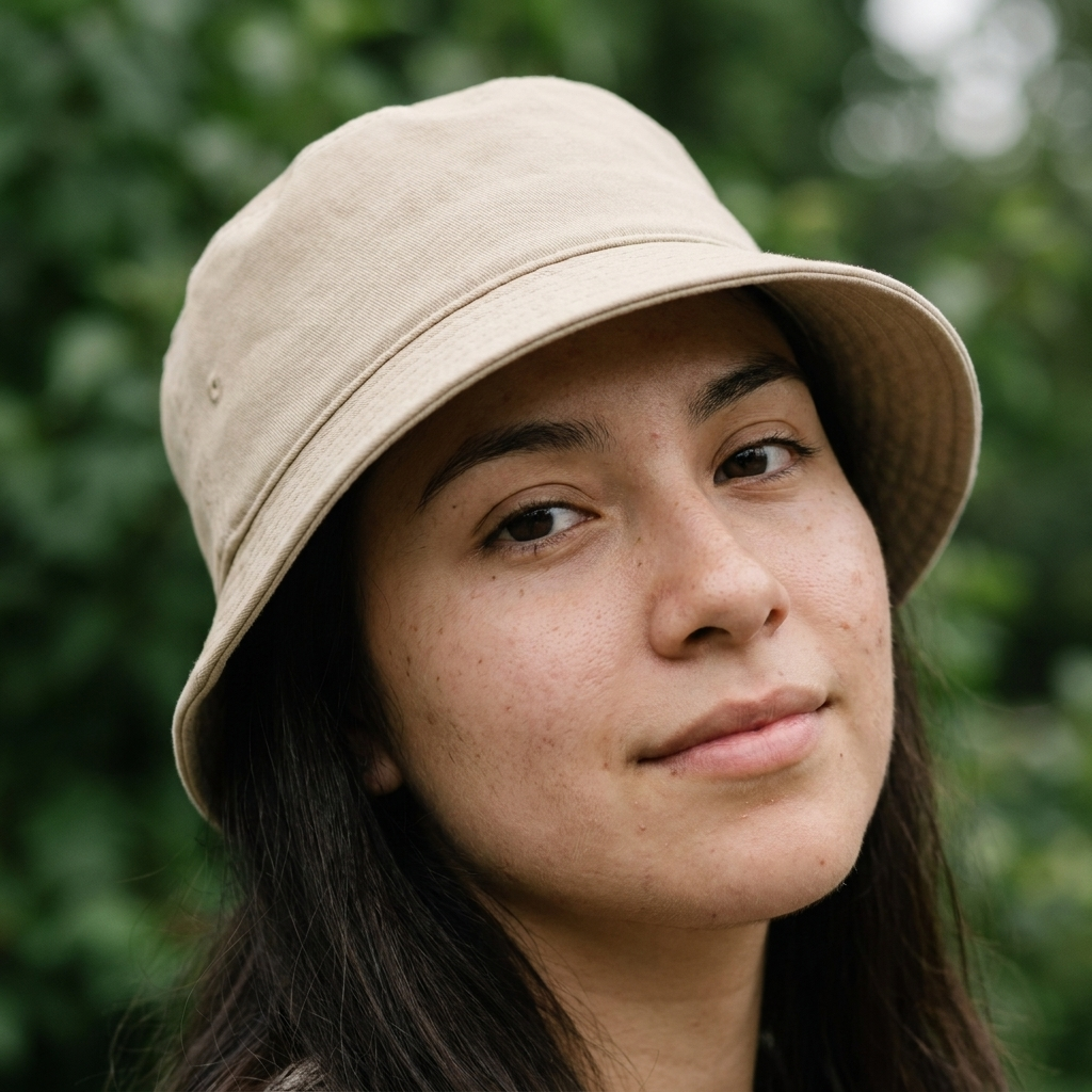 Bucket hat in Sandstone