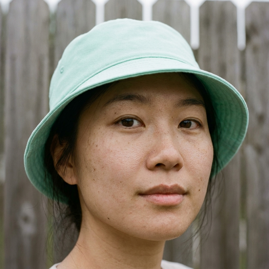 Bucket hat in Seafoam