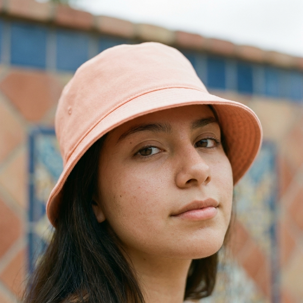 Bucket hat in Sherbet