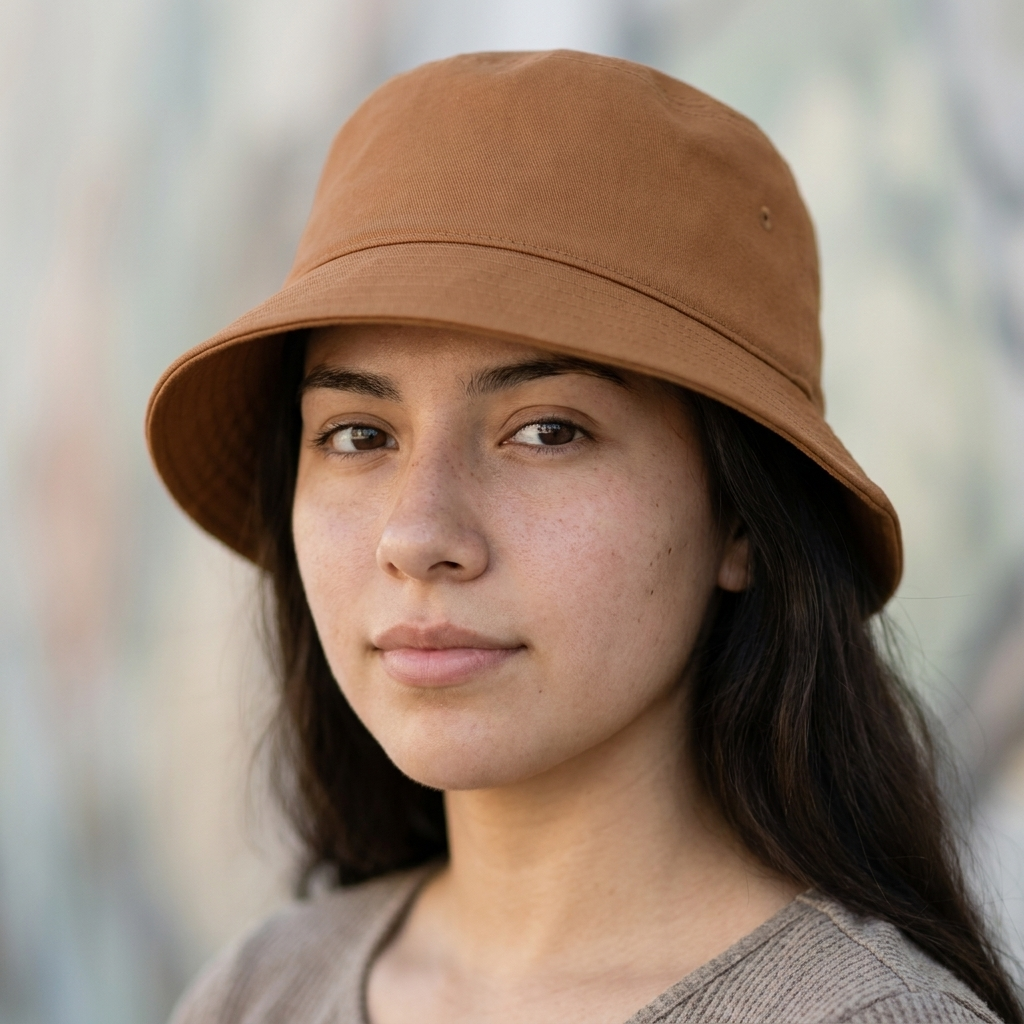 Bucket hat in Sienna