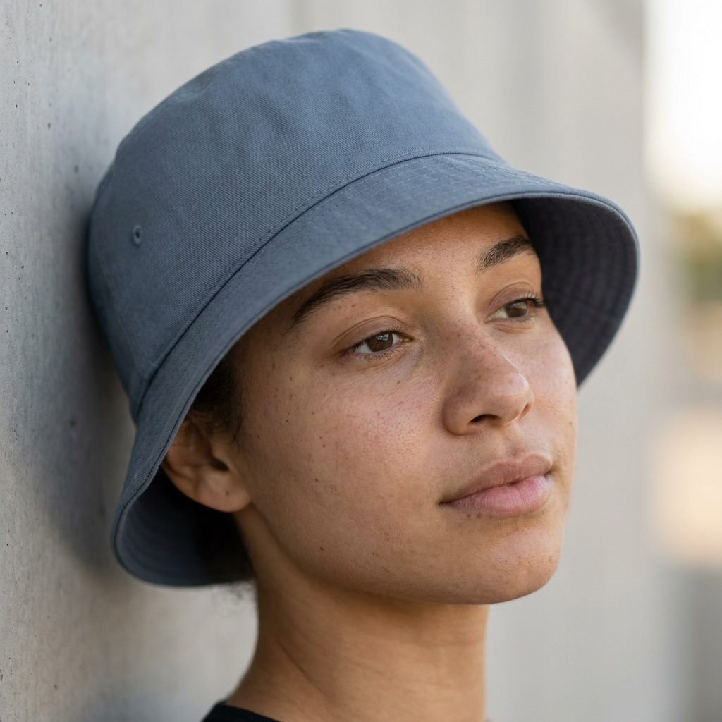 Bucket hat in Slate