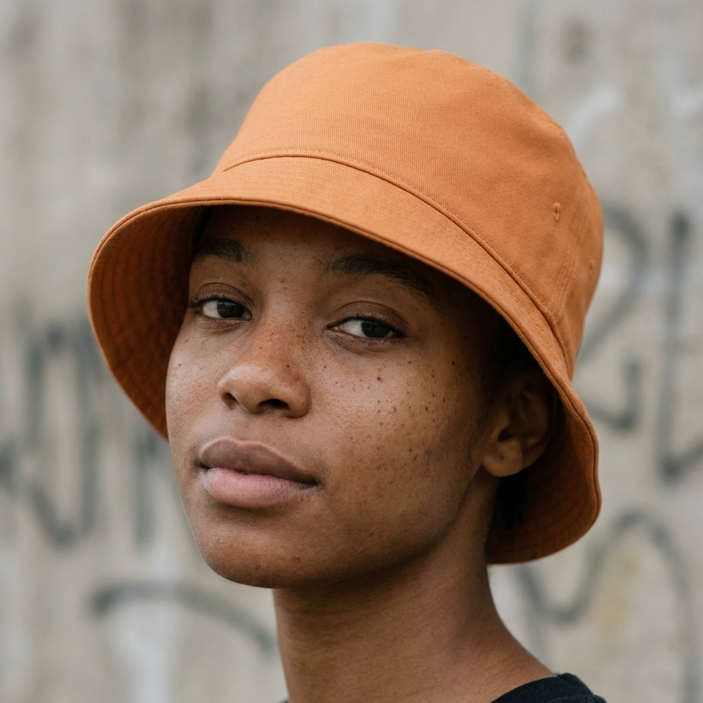 Bucket hat in Sunstone