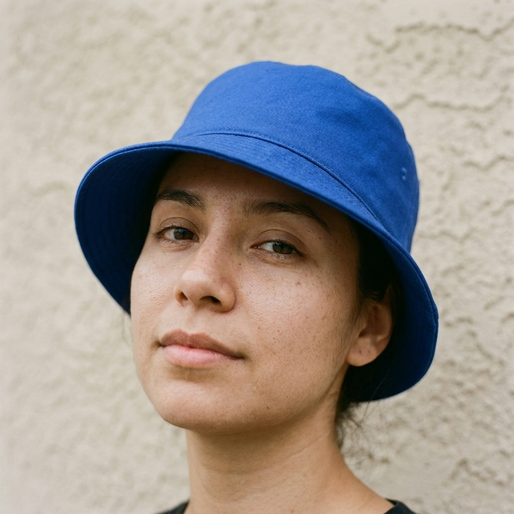 Bucket hat in Ultramarine