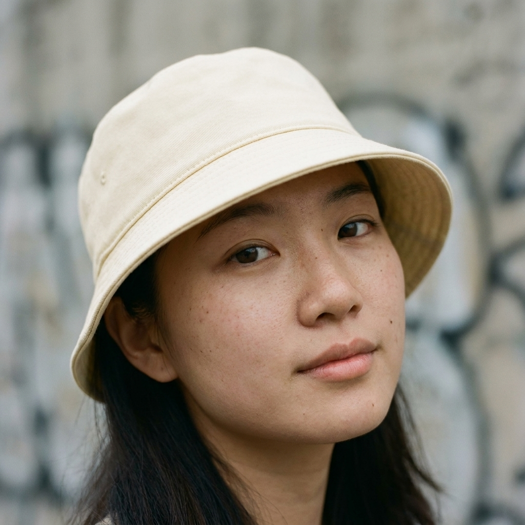 Bucket hat in Vanilla