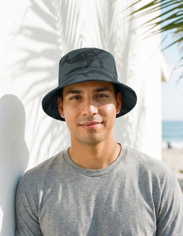 Whale Collection bucket hats