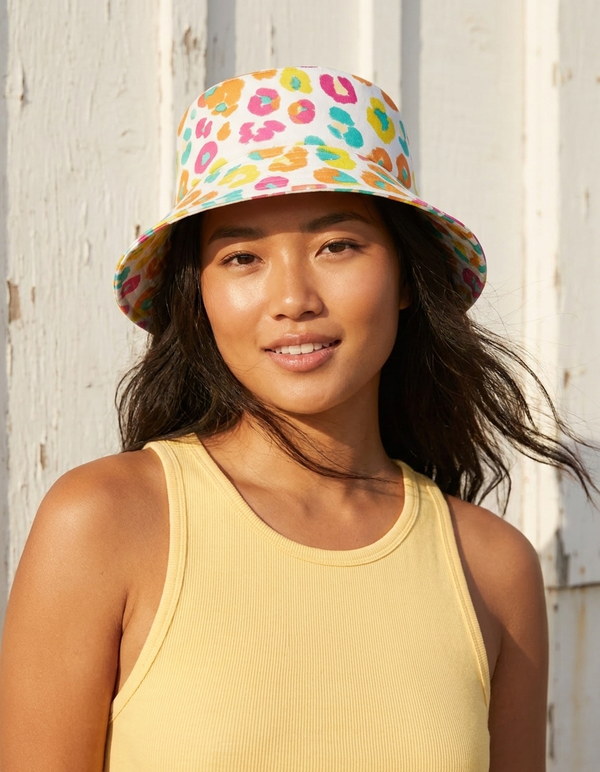 Leopard Collection bucket hats