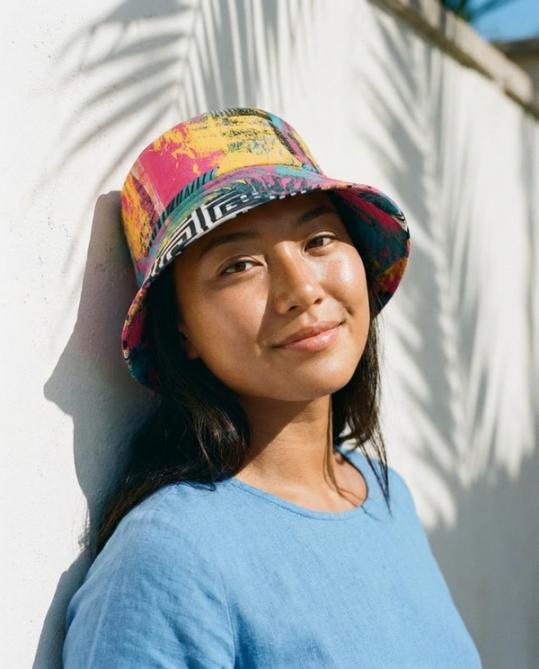Tropical Vibe Flamboyance Bucket Hat