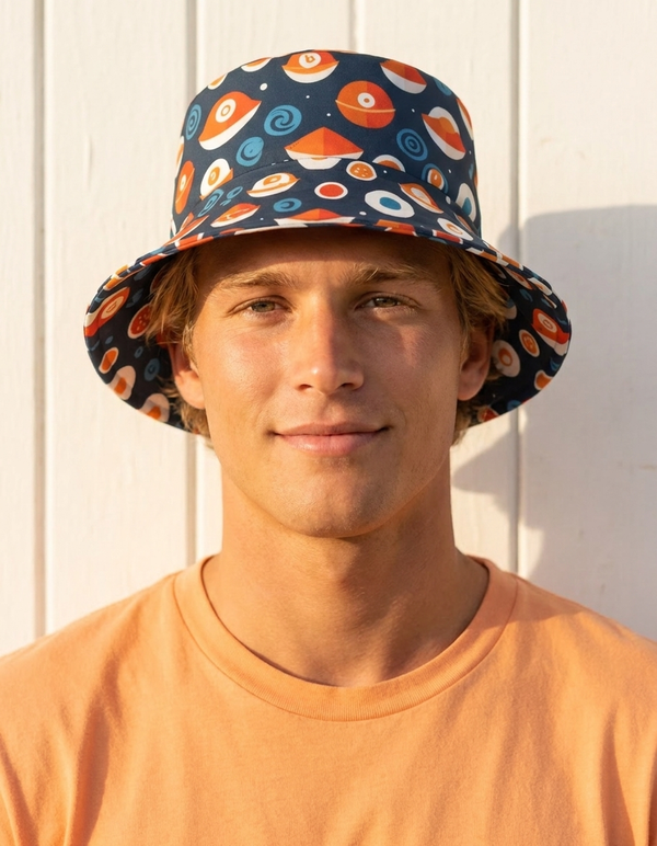 Shippō bucket hats