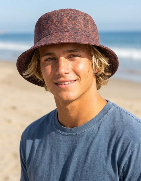 Kasuri bucket hats