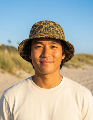 Yagasuri bucket hats