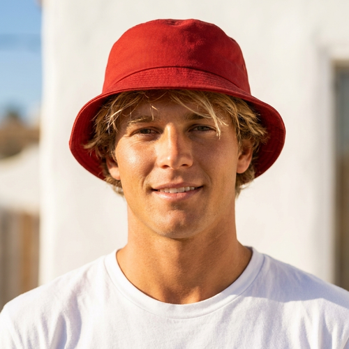 Unisex Carnelian Bucket Hat