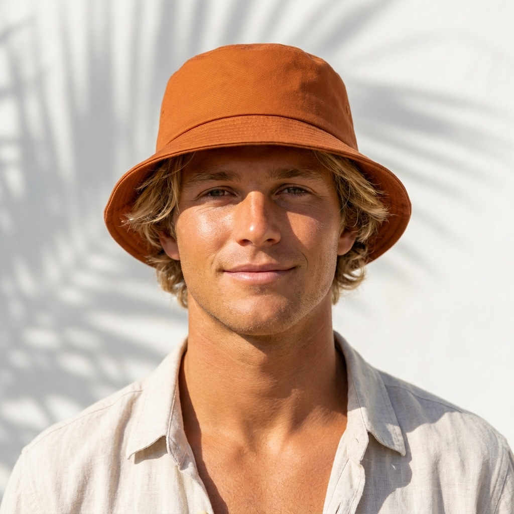 Bucket hat in Cinnamon