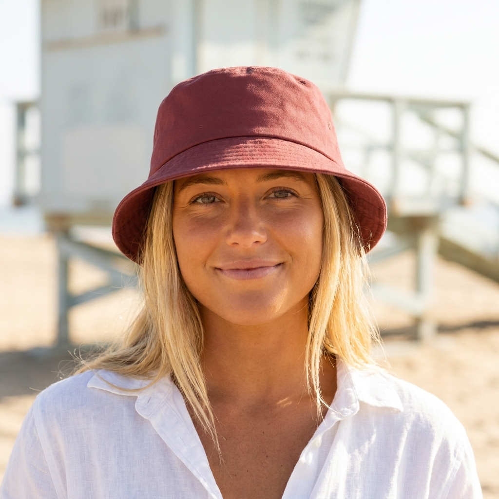 Bucket hat in Cordovan