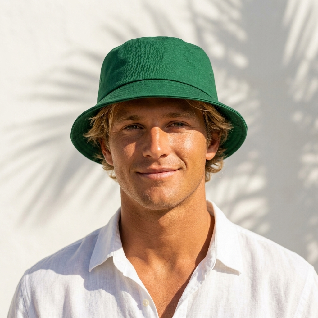 Bucket hat in Evergreen