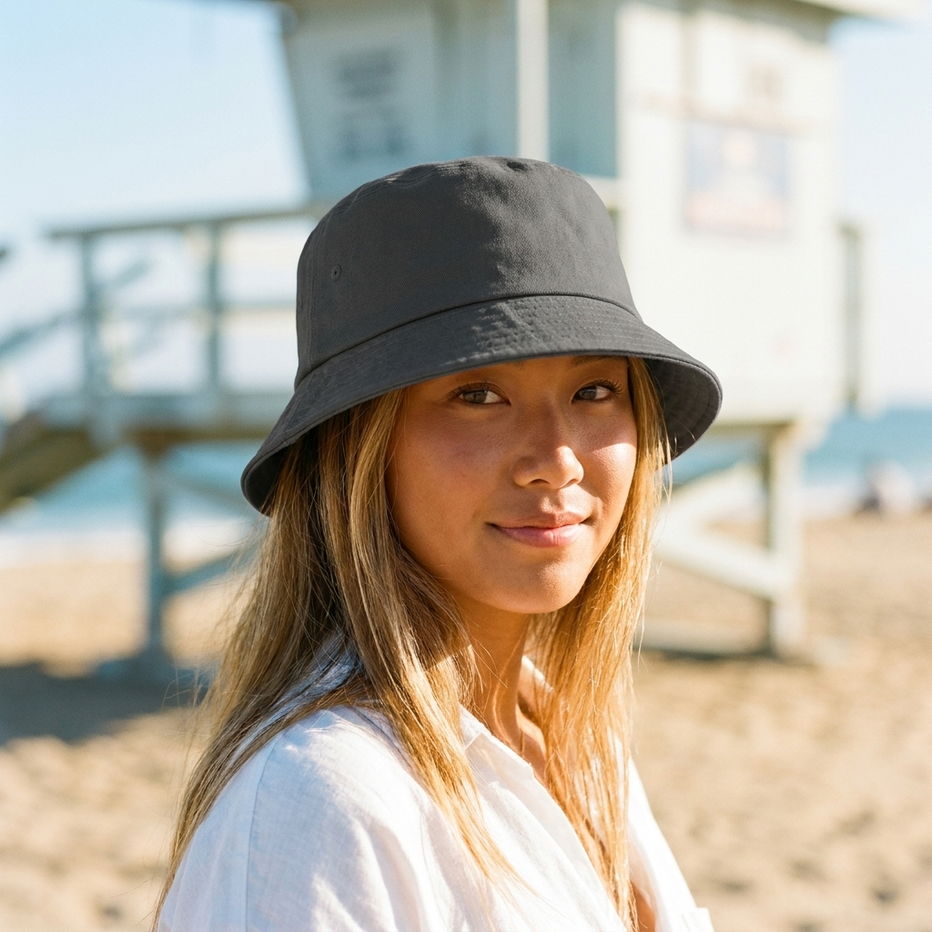 Bucket hat in Graphite