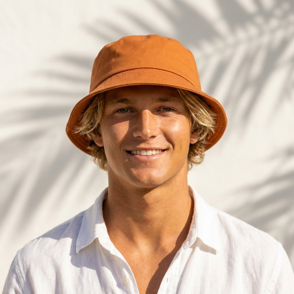 Bucket hat in Hazelnut