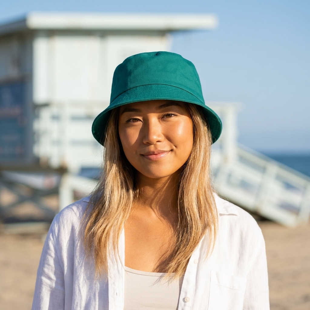Bucket hat in Pine