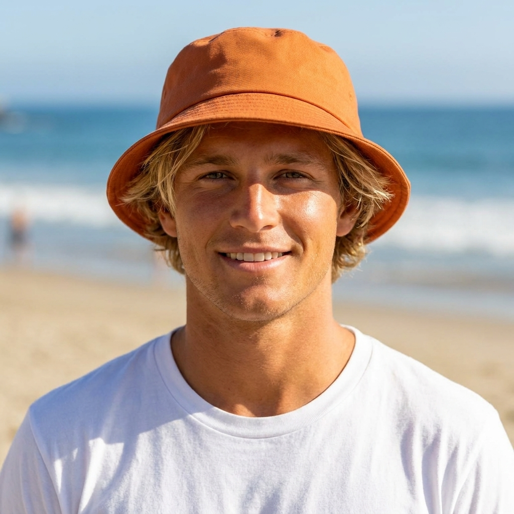 Bucket hat in Taupe