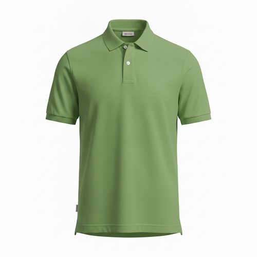 Avocado Green Polo Polo Shirt — Lolekai