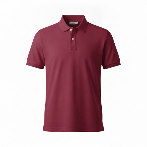 Burgundy Polo Polo Shirt — Lolekai