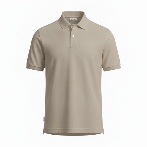 Cool Taupe Polo Polo Shirt — Lolekai