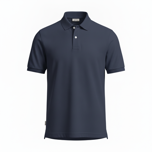 Dark Denim Polo Polo Shirt — Lolekai