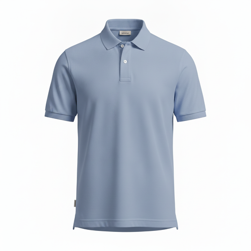 Dusty Blue Polo Polo Shirt — Lolekai