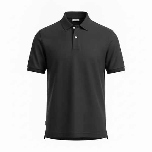 Midnight Black Polo Polo Shirt — Lolekai