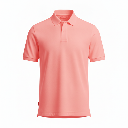 Neon Coral Polo