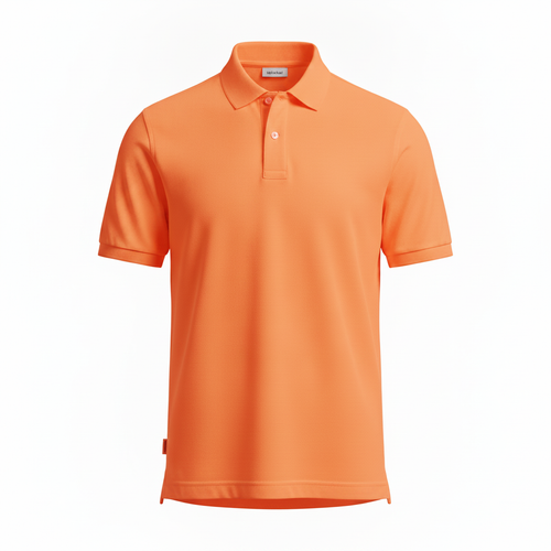 Neon Orange Polo Polo Shirt — Lolekai