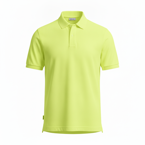 Neon Yellow Polo Polo Shirt — Lolekai