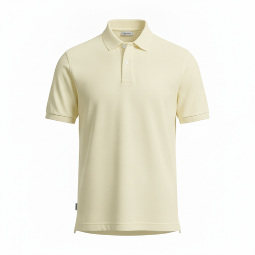 Pale Yellow Polo Polo Shirt — Lolekai