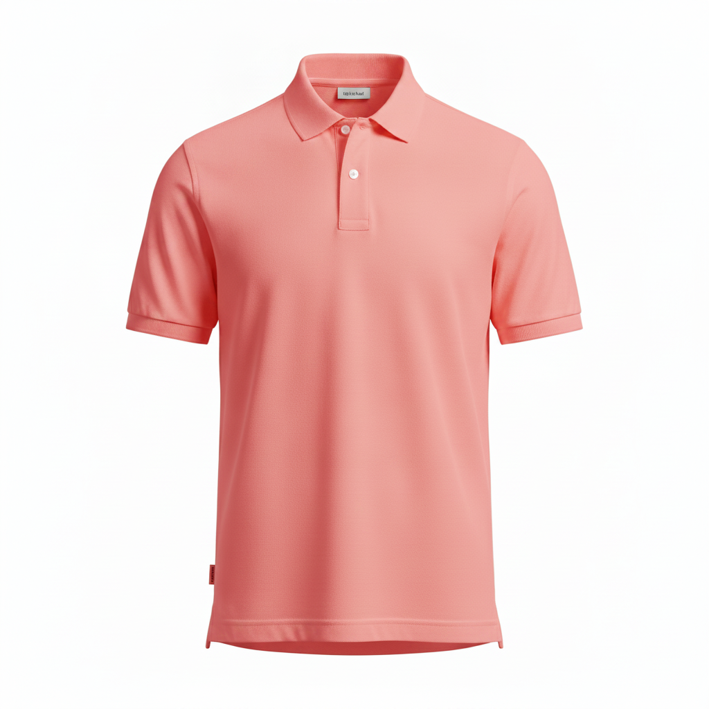 Living Coral men's polos