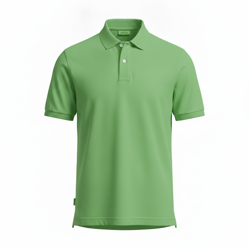 Parrot Green Polo Polo Shirt — Lolekai