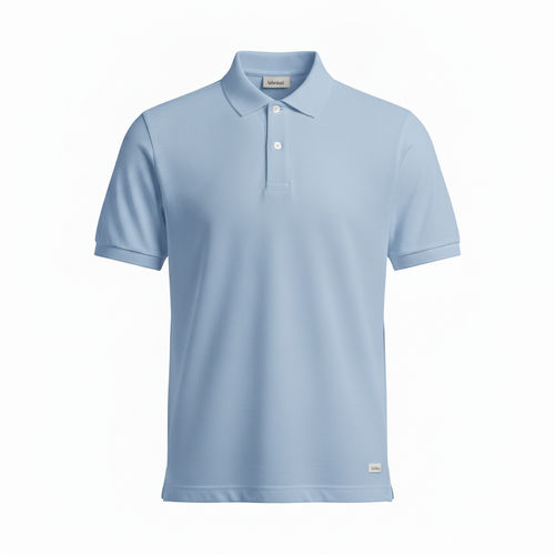 Powder Blue Polo Polo Shirt — Lolekai